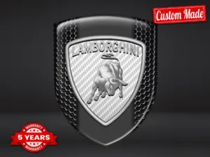 Lamborghini Adesivi Vetri Auto su Misura Durevoli Limitati Multiuso